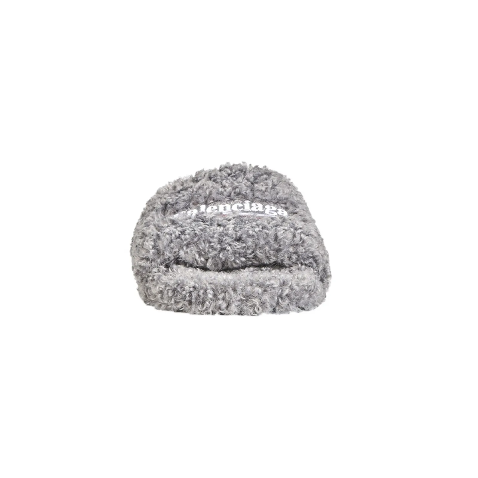 Balenciaga Furry Slide Grey