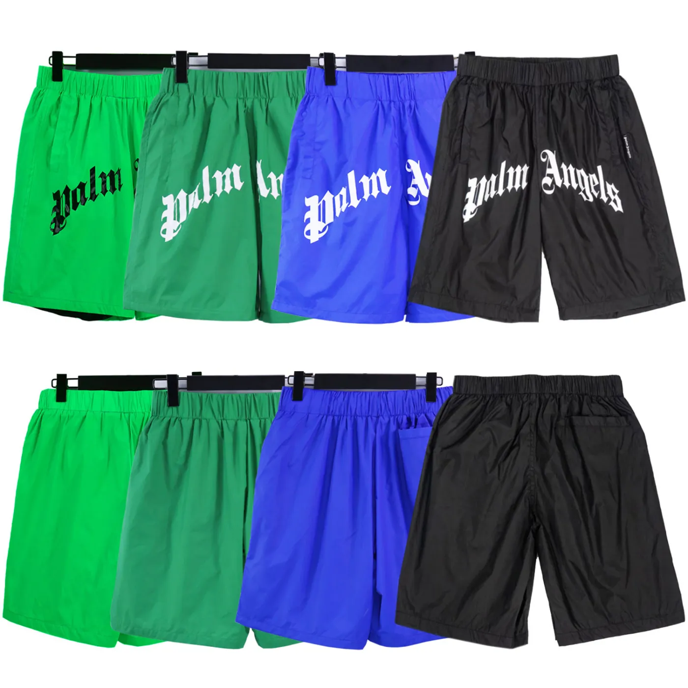 Palm Angels Curved Logo Bold Swim Shorts