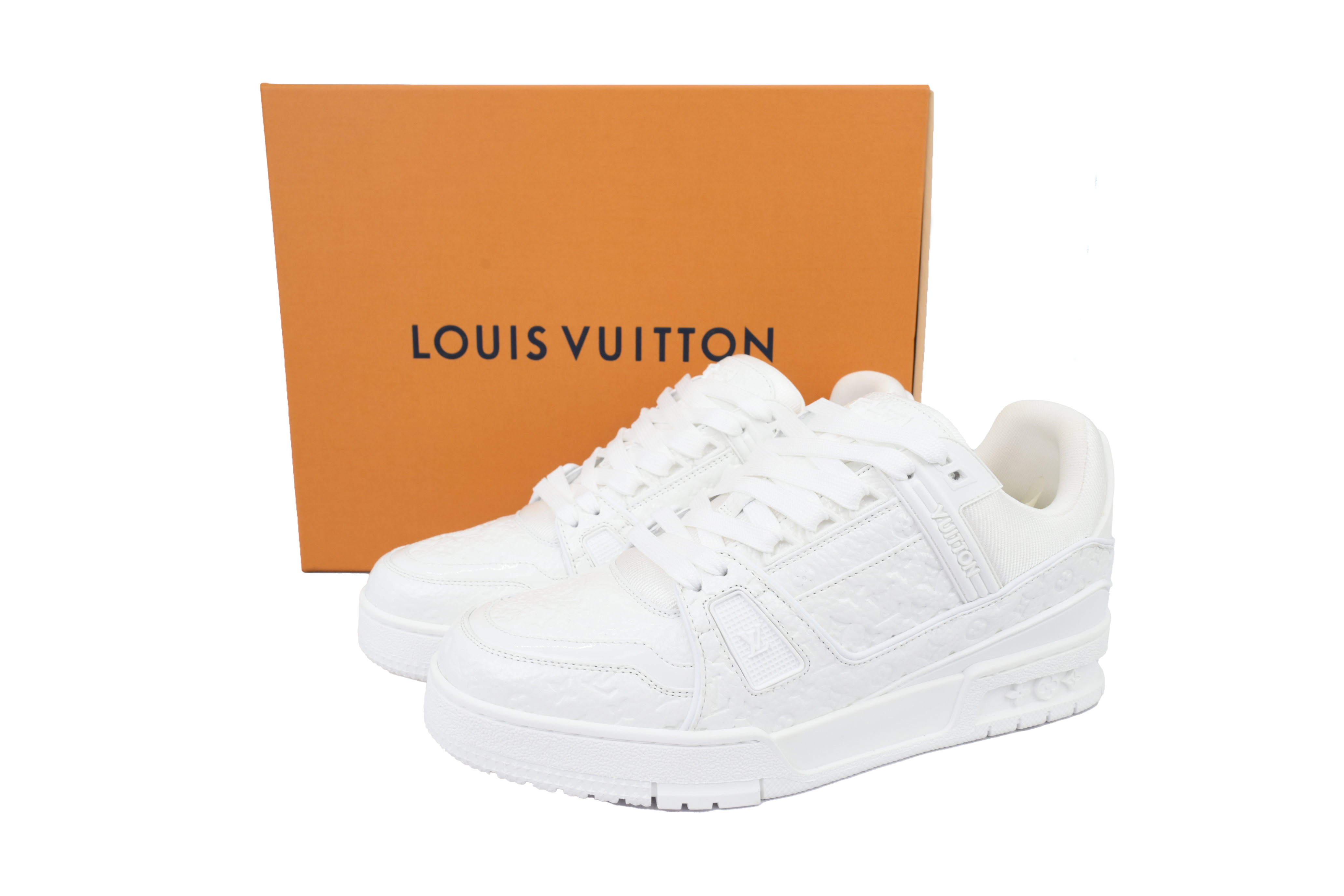 Louis Vuitton White Lychee Lacquer Skin