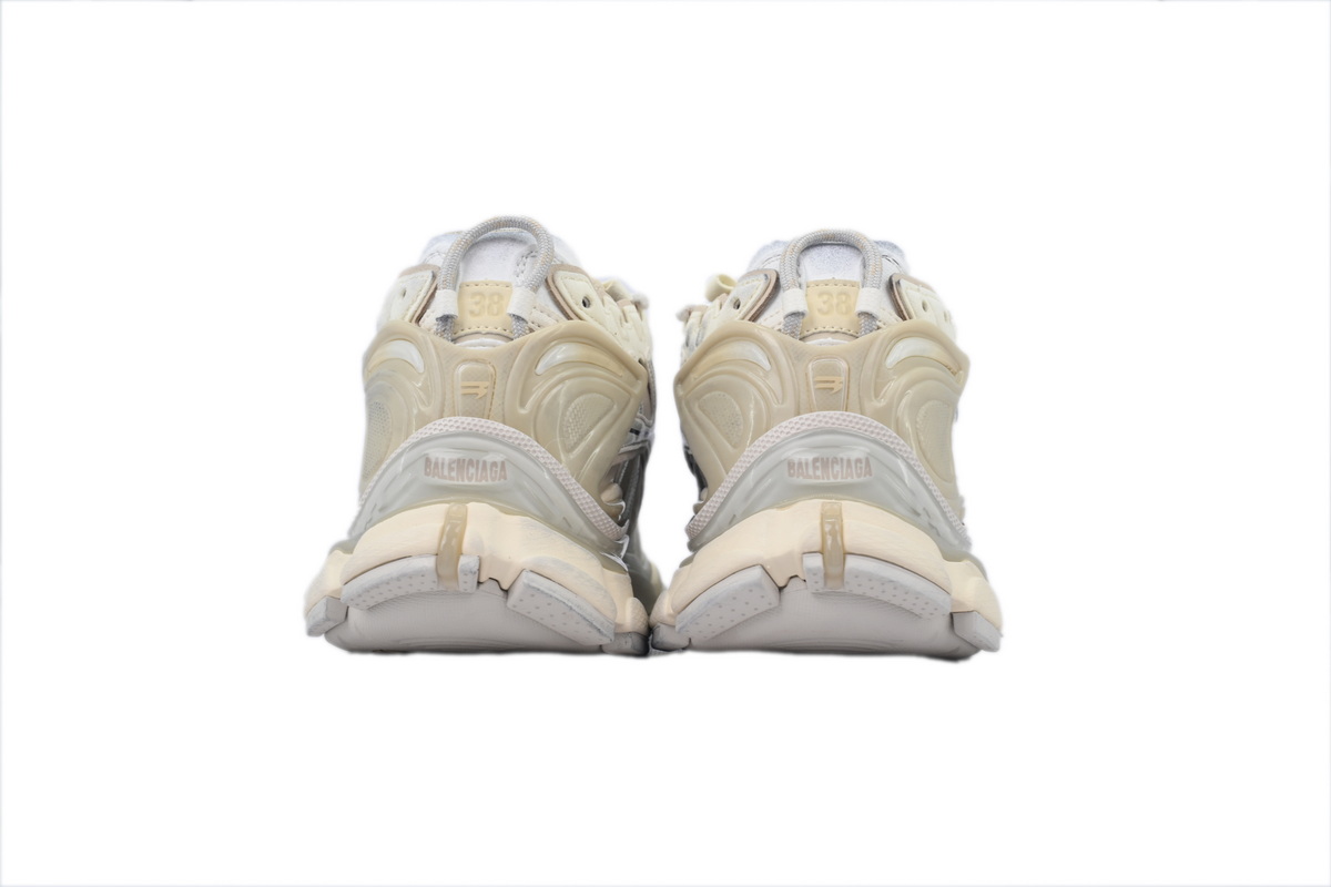 Balenciaga Runner Sneaker White Brown 772767 W3RNY 1205