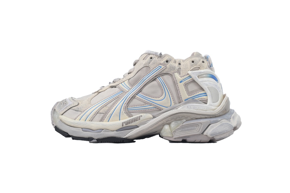 Balenciaga Runner Sneaker Brown Blue 772767 W3RNY 2240