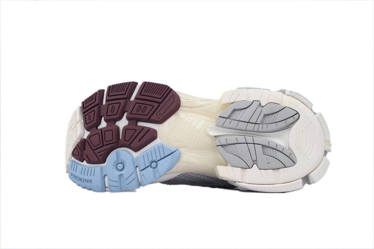 Balenciaga Runner Sneaker White Blue Pink 772767 WRUNG 3120