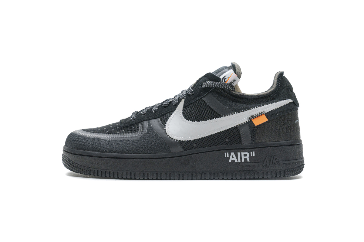 OFF White X Air Force 1 Low Black AO4606-001