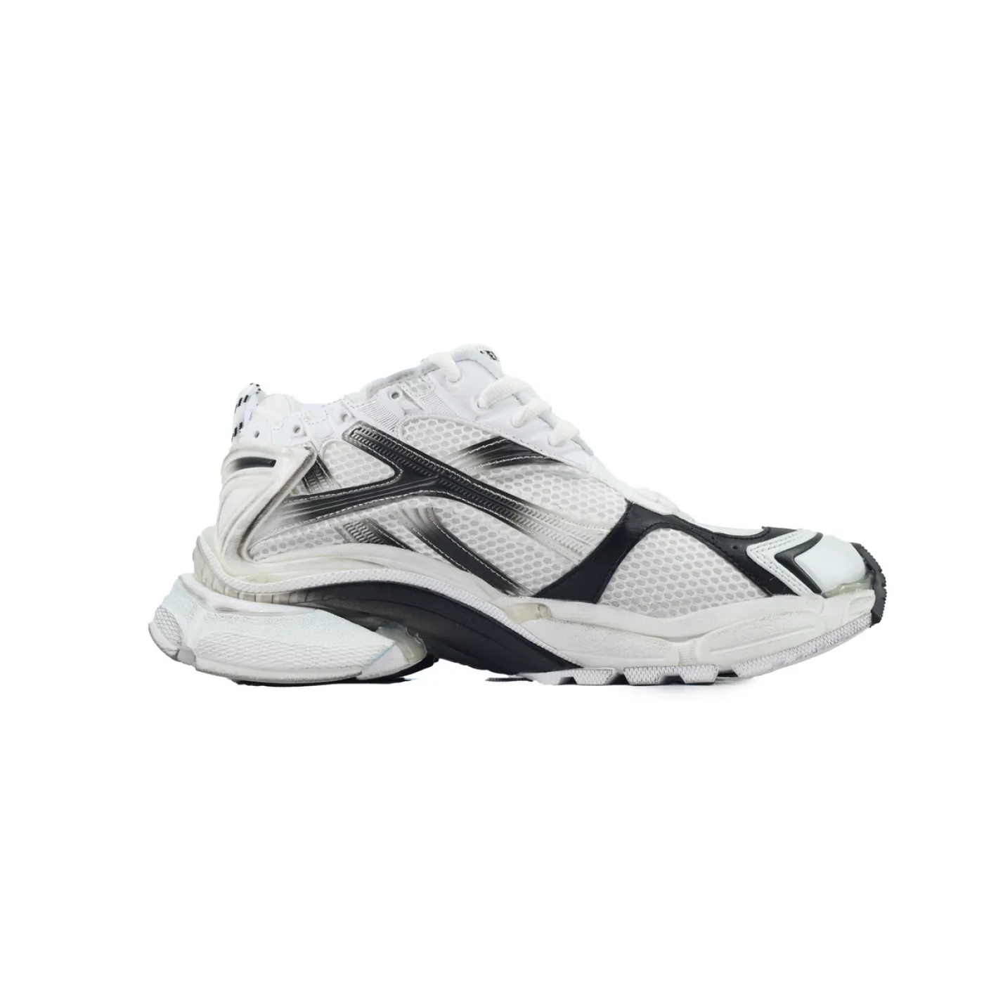 Balenciaga Runner Sneaker Gradient White Black 772774 WRUNG 9010