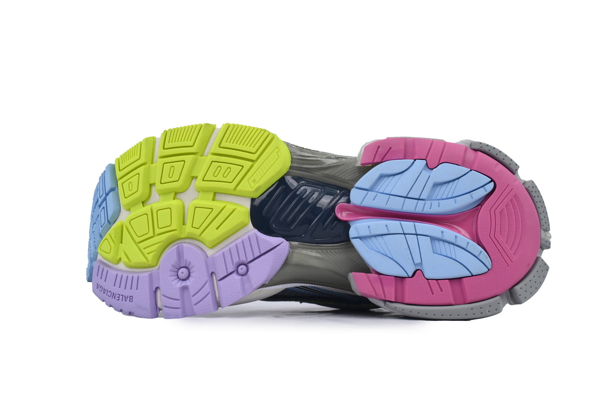 Balenciaga Runner Sneaker Pink Blue Purple 772767 W3RNY 0361