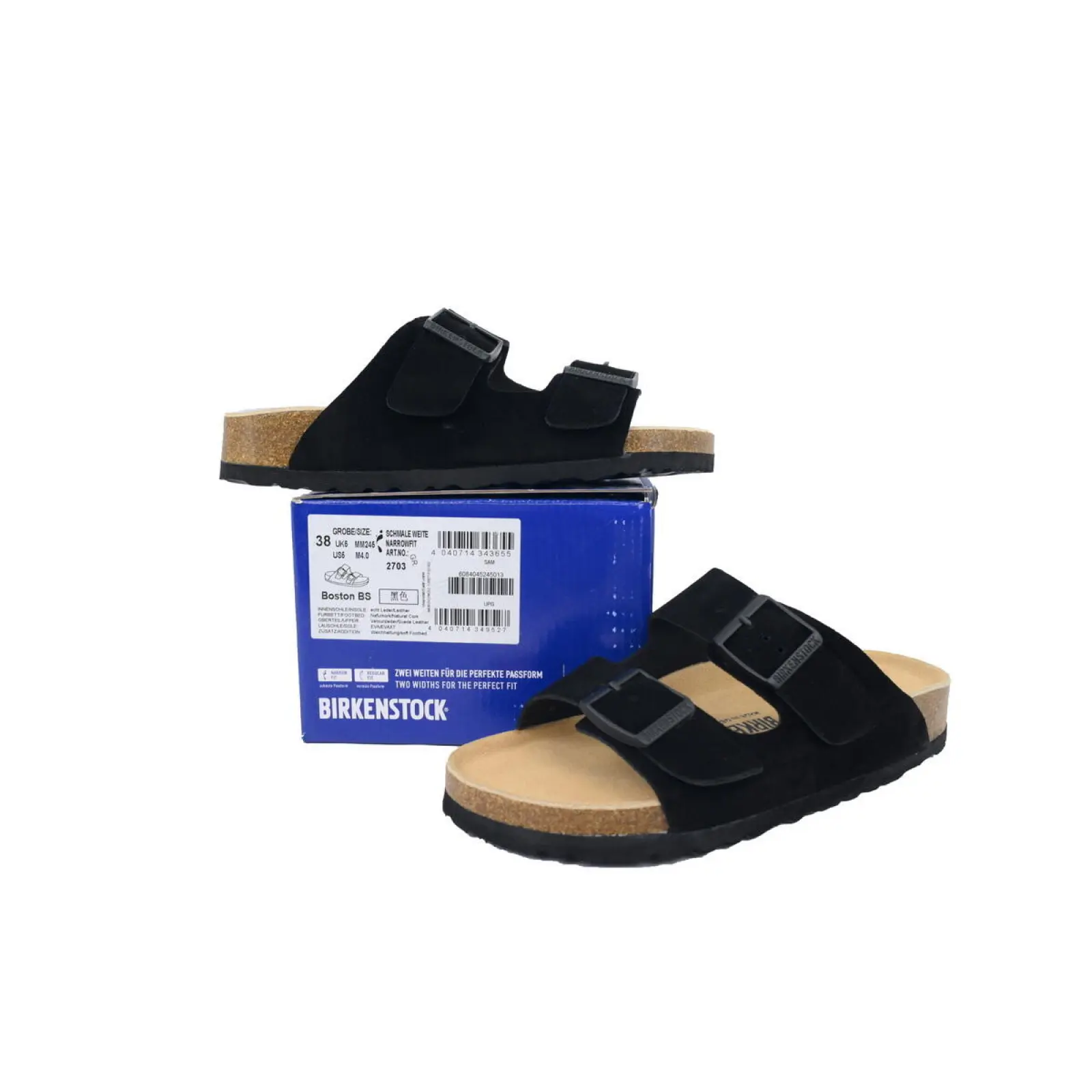 Birkenstock Boston Soft Footbed Black