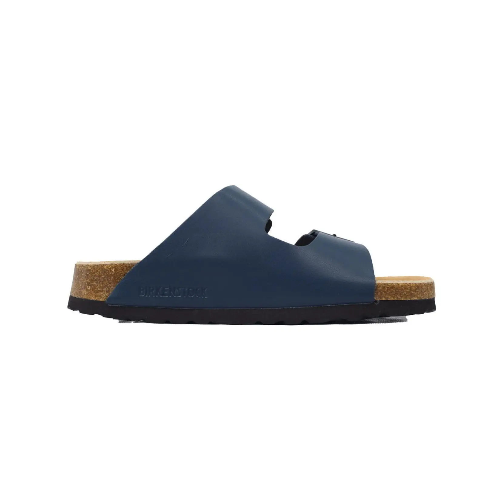 Birkenstock Boston Soft Footbed Blue Leather Surface