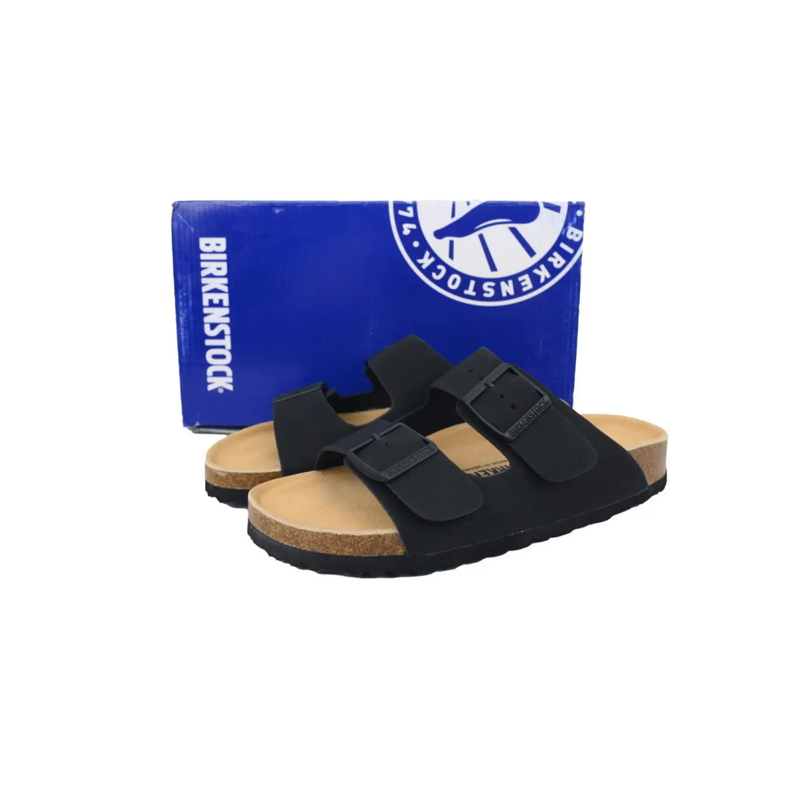 Birkenstock Boston Soft Footbed Black Leather Surface
