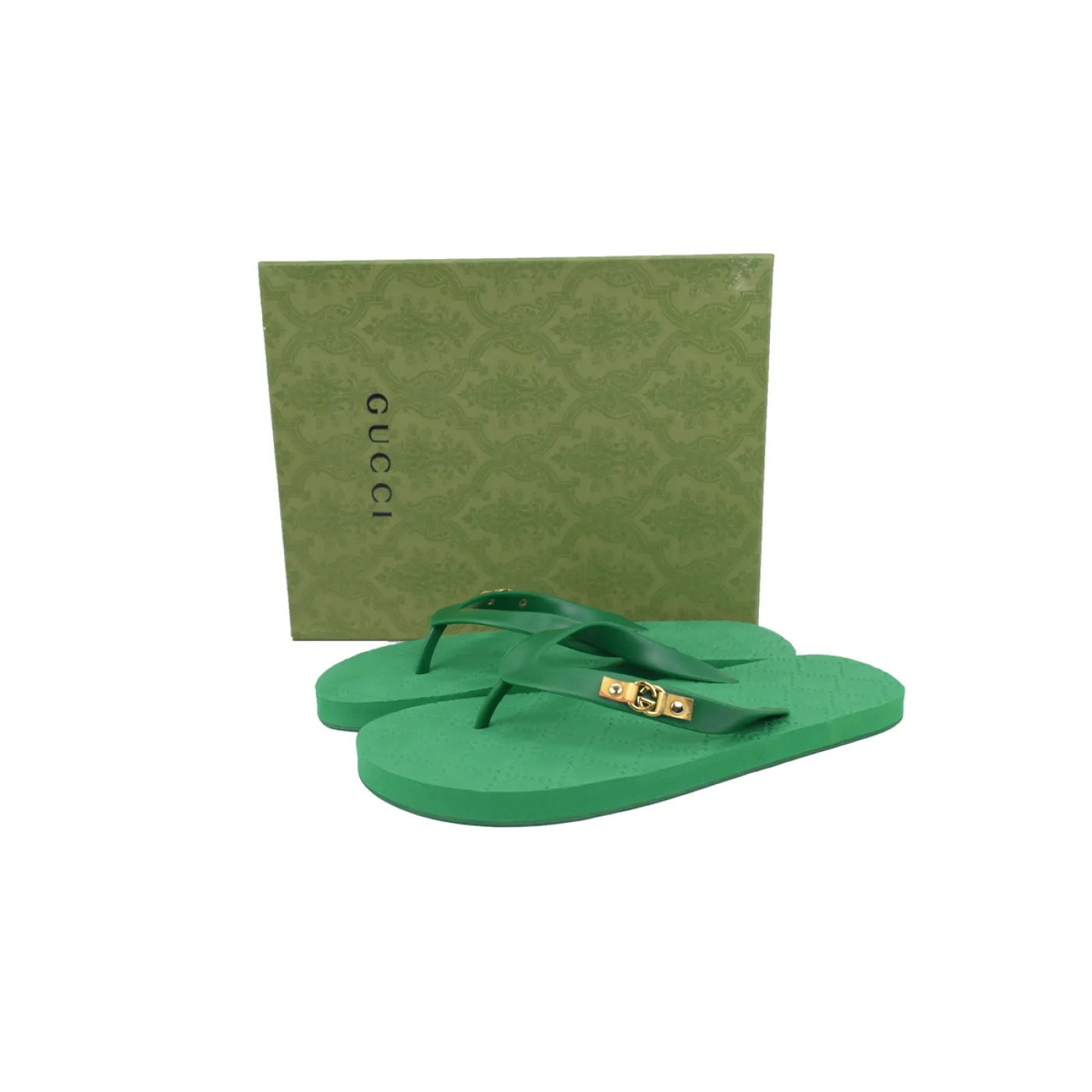 Gucci Double G Printed Green