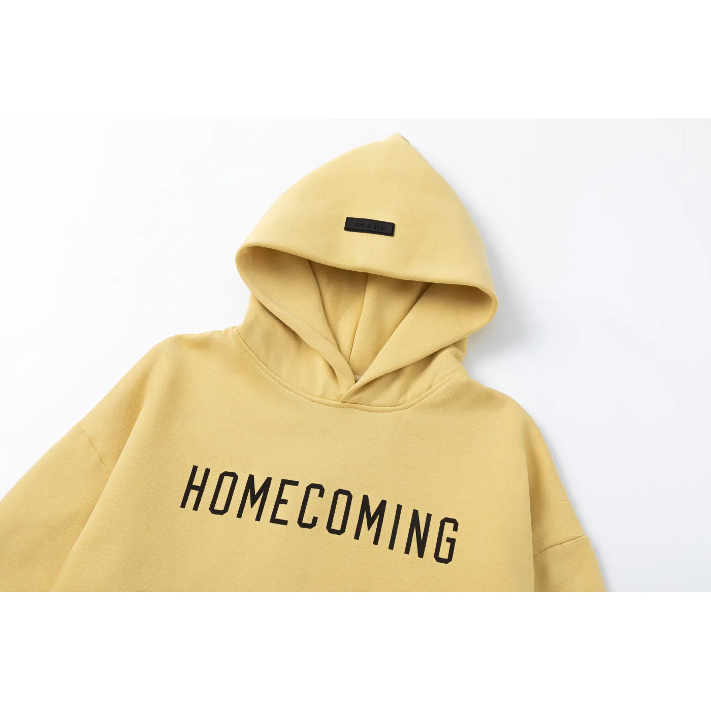 Fear of God Essentials Heavy Fleece Hoodie  Sweatpant Set Amber