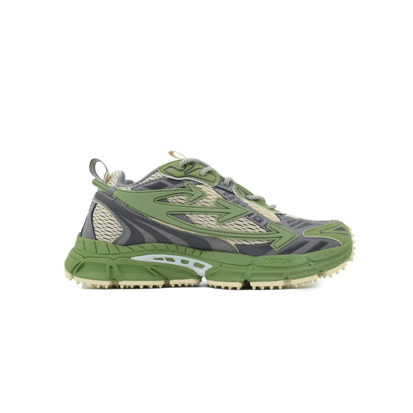 Off-White Be Right Back Military Green Grey OMIA295F24 FAB001 0038