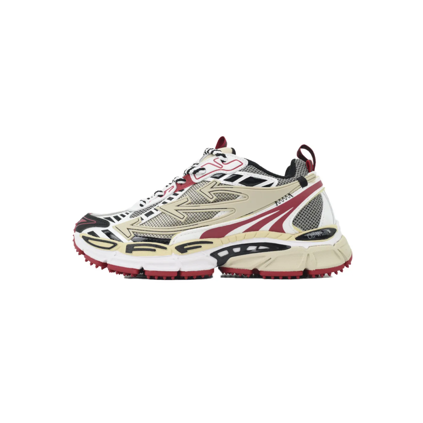 Off-White Be Right Back Khaki Red OMIA295C99 FAB000 0032