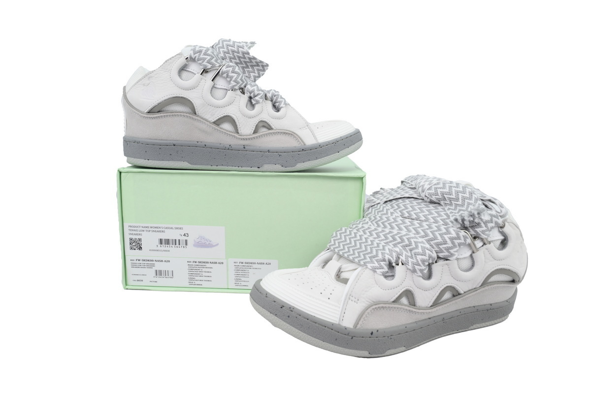 Lanvin Curb Sneaker Grey/White