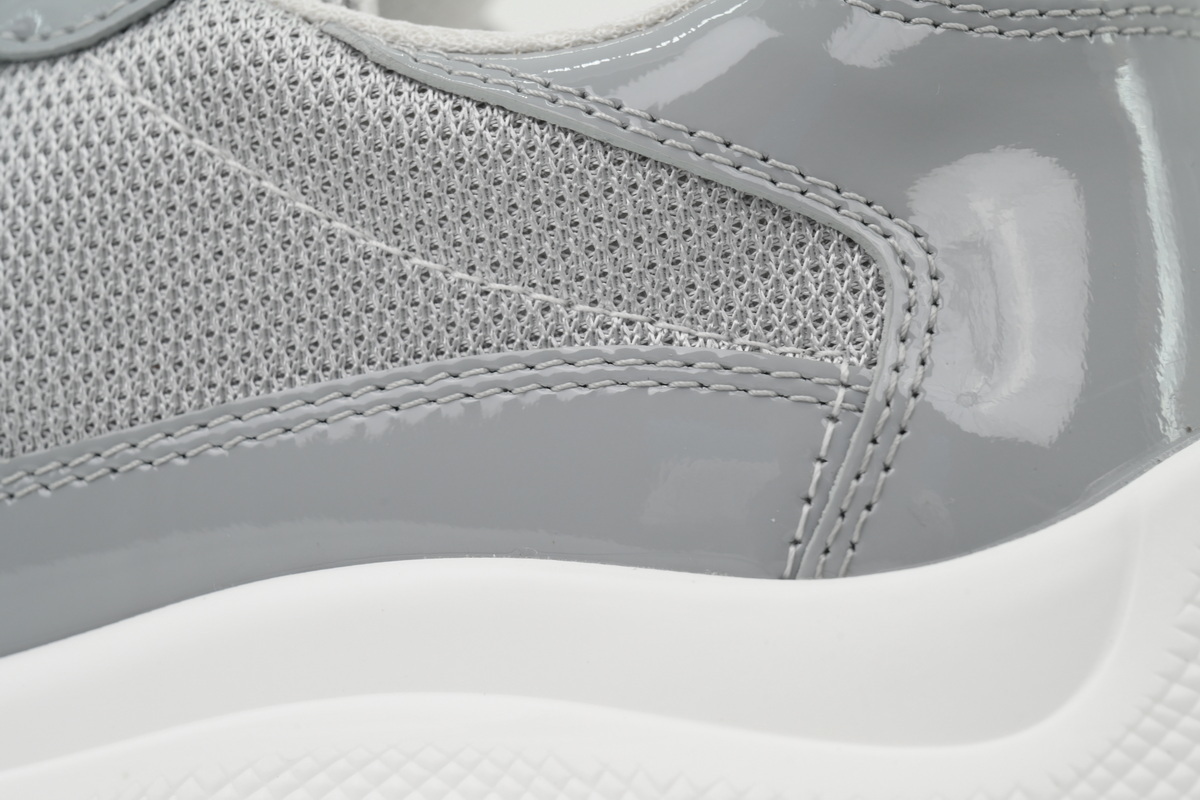 Prada Sneakers White Gray