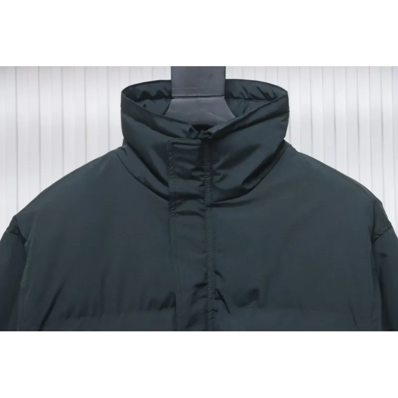 Fear of God Essentials High Street Style Synthetic Insulated Jacket Dark Cyan Black
