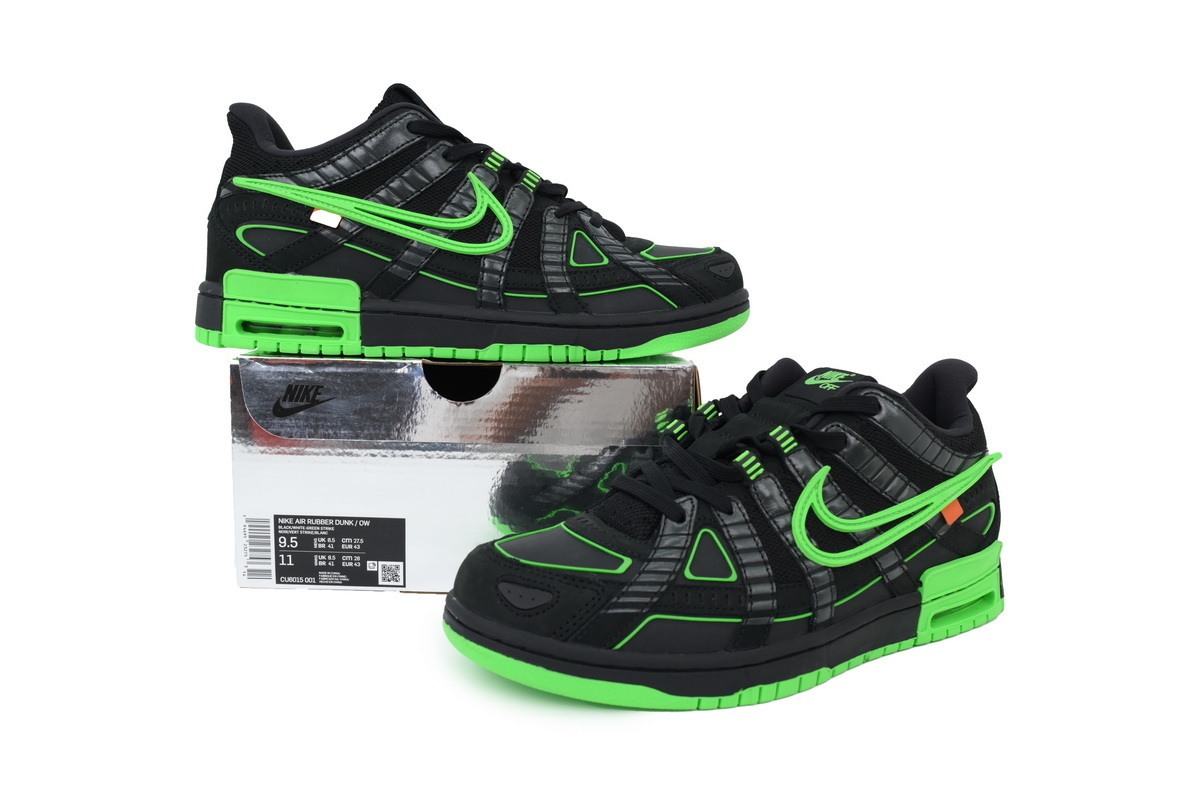 Nike Air Rubber Dunk Off-White Green Strike CU6015-001