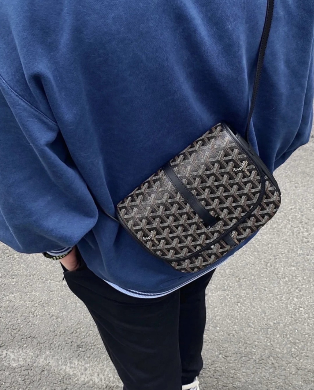 Goyard Belvedere PM Bag Grey