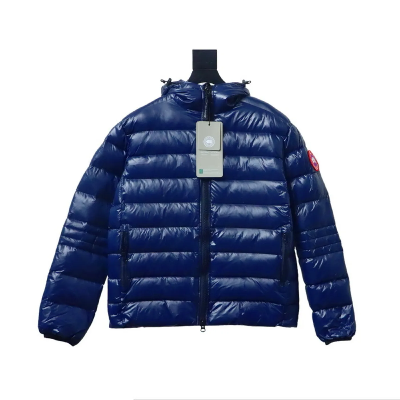 Canada Goose Crofton Slim-Fit Recycled Nylon-Ripstop Hooded Down Jacket Dark Blue