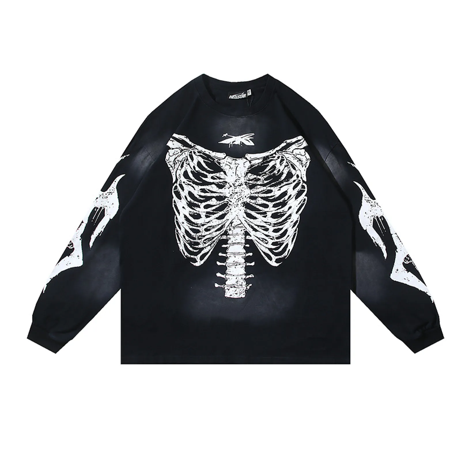 Hellstar Skeleton Long-Sleeve T-Shirt Black