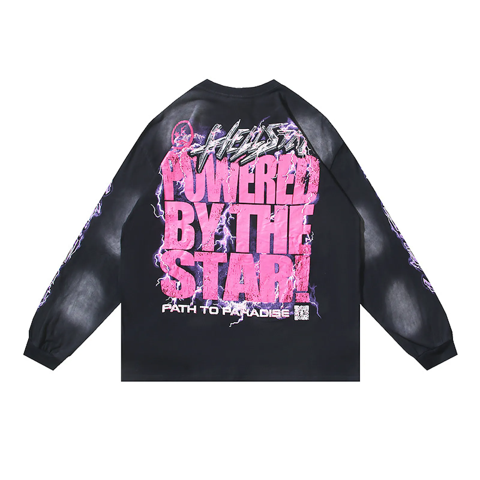 Hellstar Powered By The Star T-Shirt Black Purple