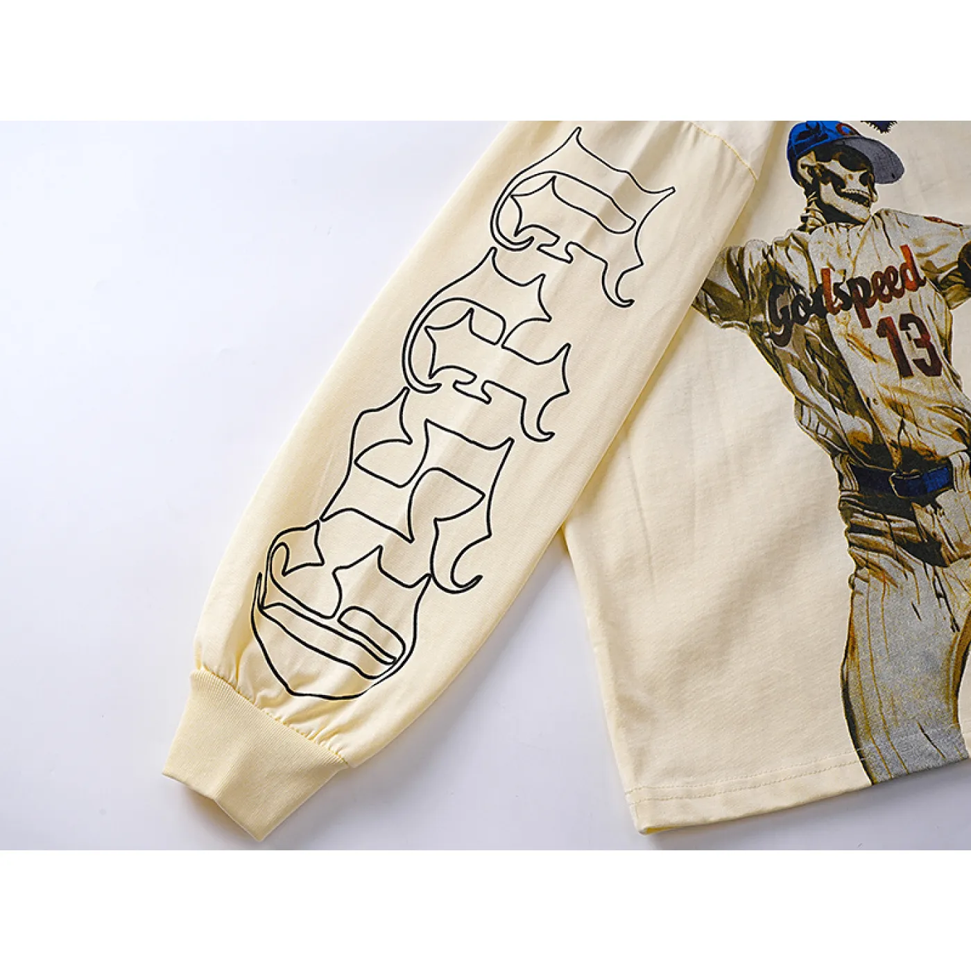 Godspeed Strike Out Long Sleeve T-shirt Bone