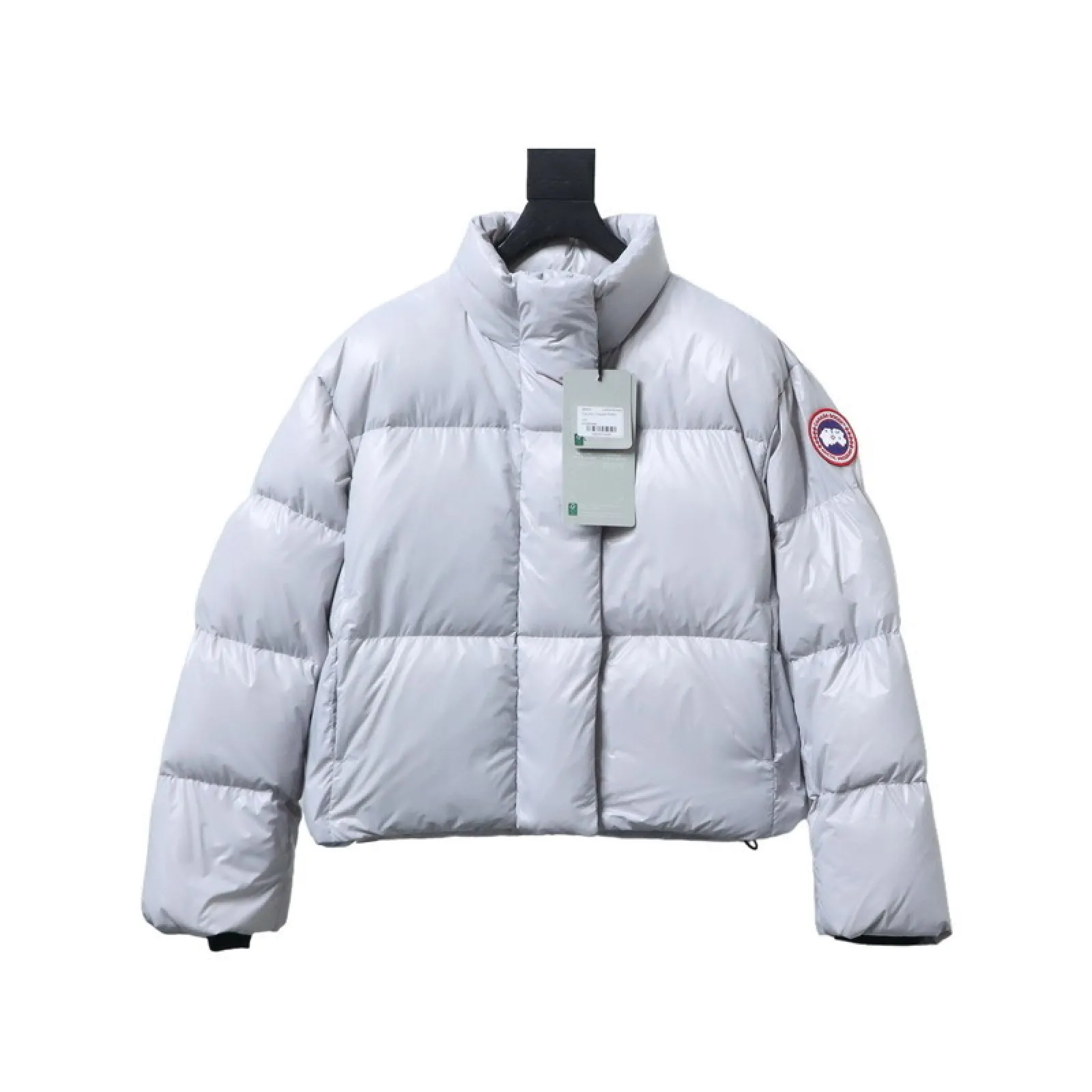 Canada goose Short Large Plaid Puff Down Jacket