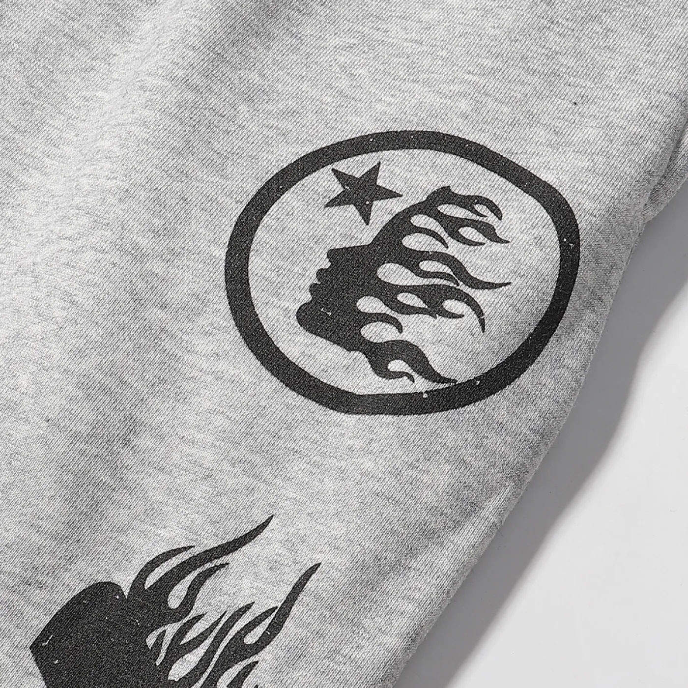 Hellstar Sweatpants Black Yellow/Gray/Black White