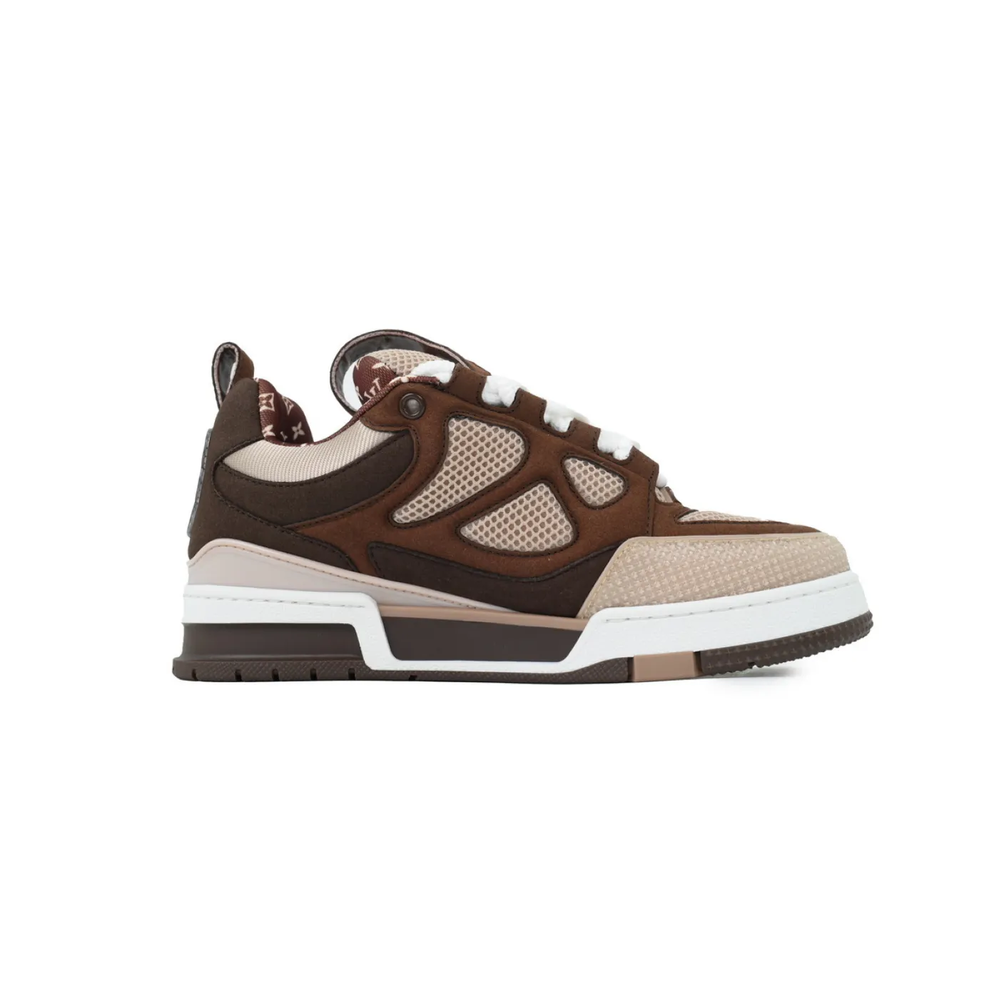 Louis Vuitton LV Skate Sneaker White Brown