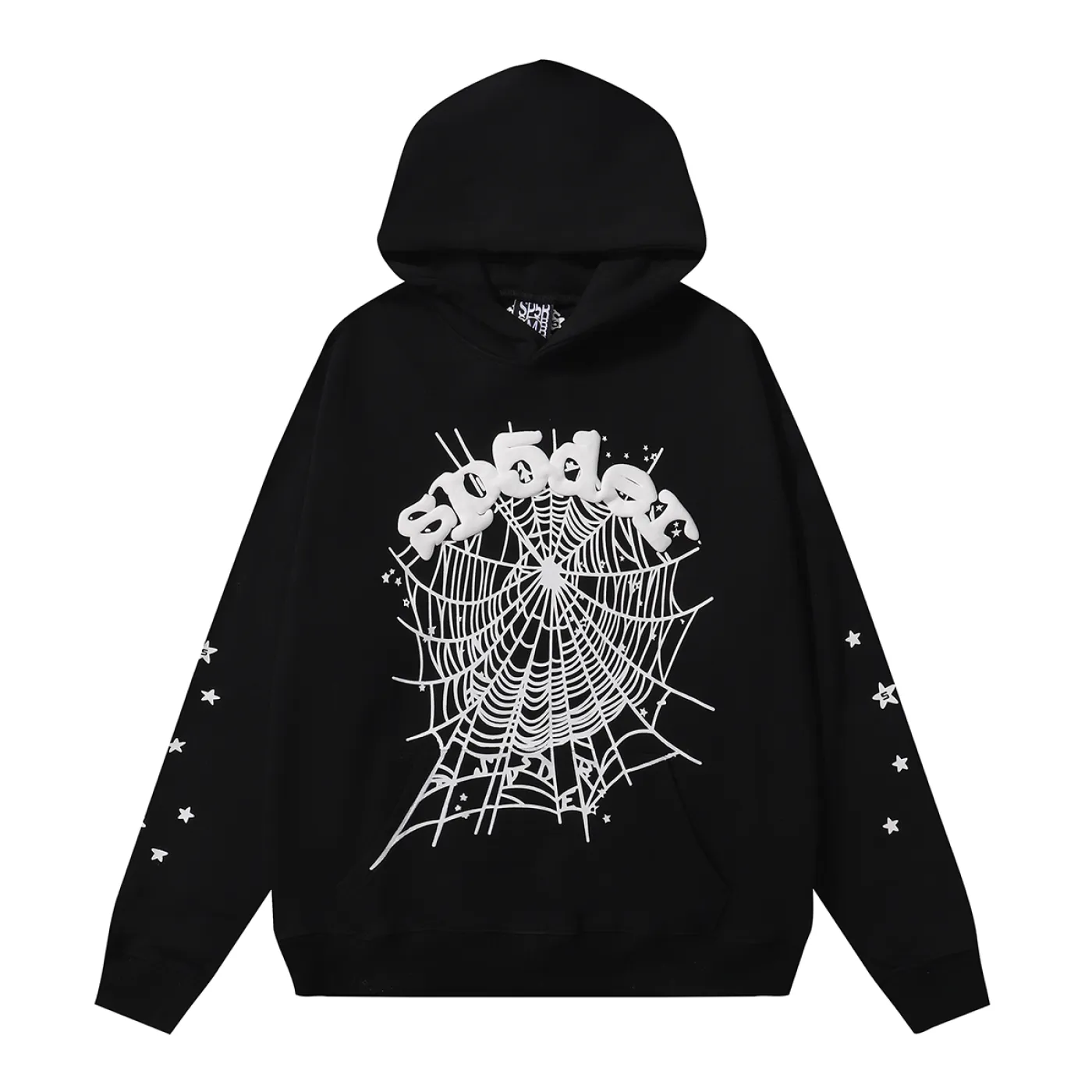 Sp5der OG Web Hoodie & Sweatpant Set Black