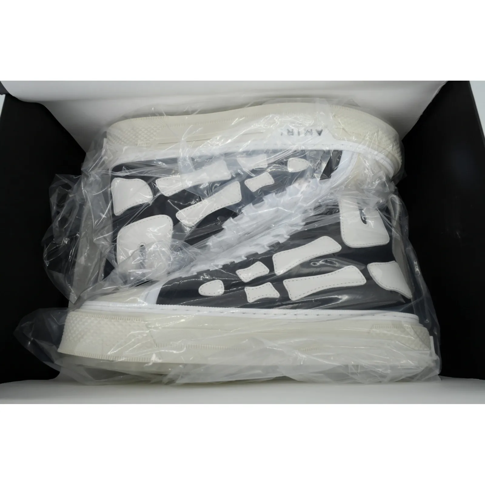 AMIRI SKEL COURT HI Black And White