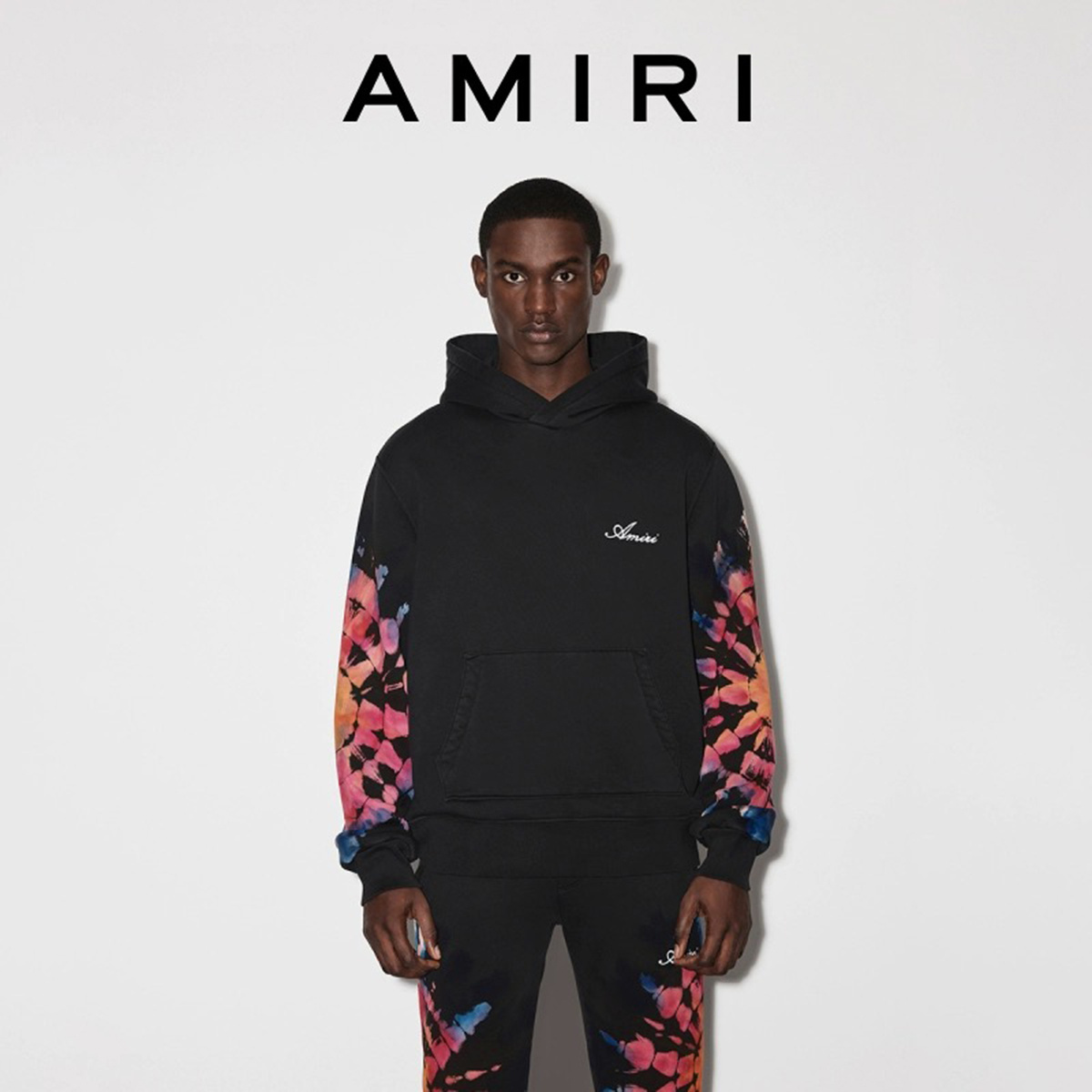Amiri Tie-Dye Paisley Print Sweatsuit