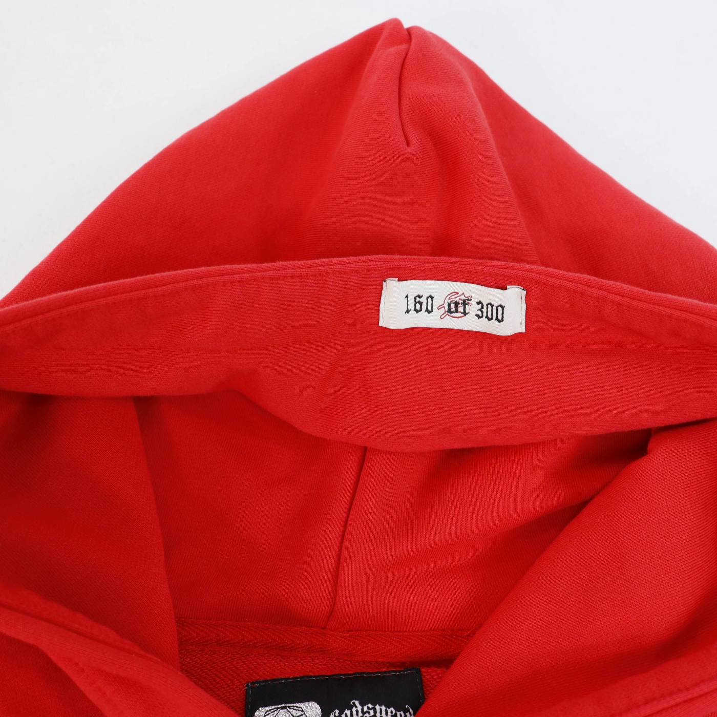 Godspeed Robot Print Hoodie Washed Red