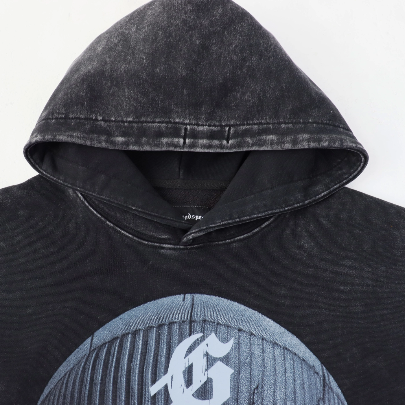 Godspeed Balaclava Szn Hoodie Washed Black