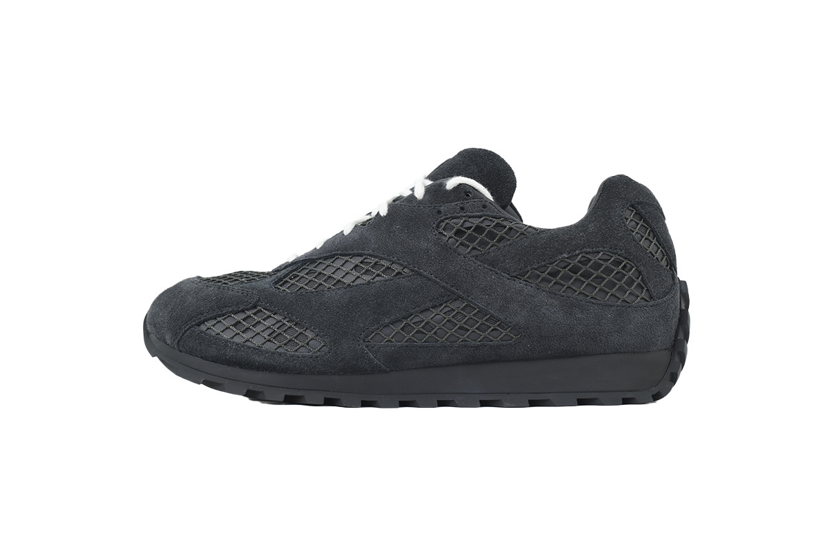 Bottega Veneta Orbit Sneakers Black Suede