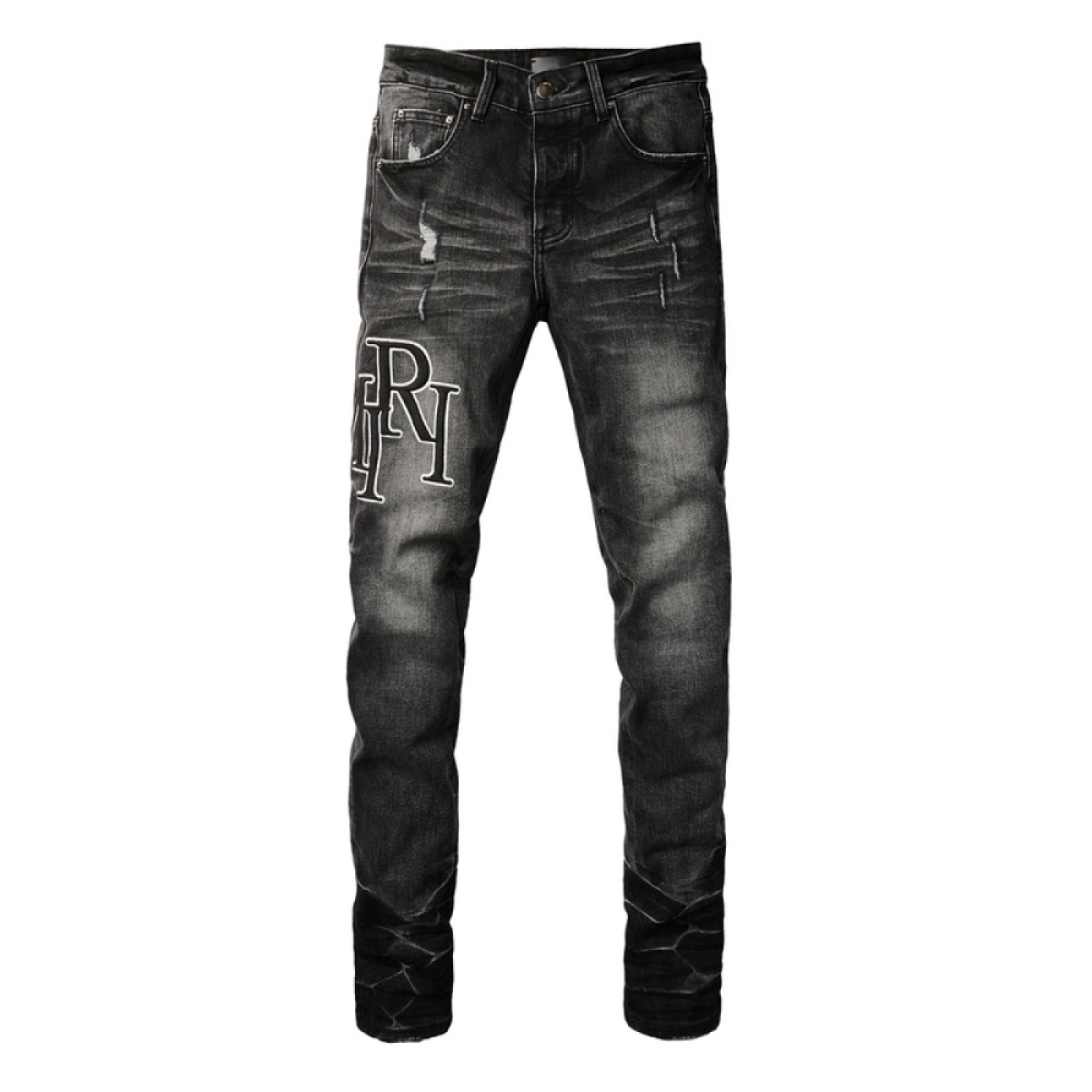 Stussy Basic Stussy Zip Hoodie Black+Amiri Jeans