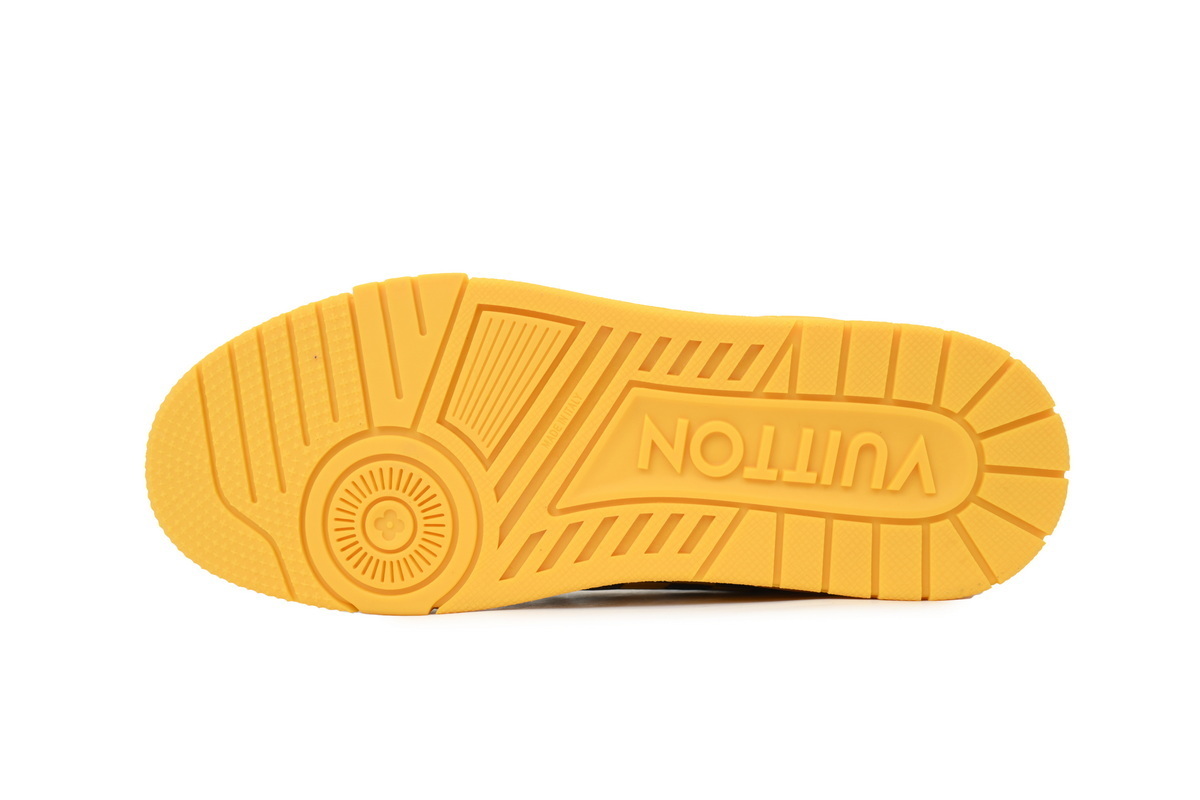 Louis Vuitton Trainer Damier Pop Yellow