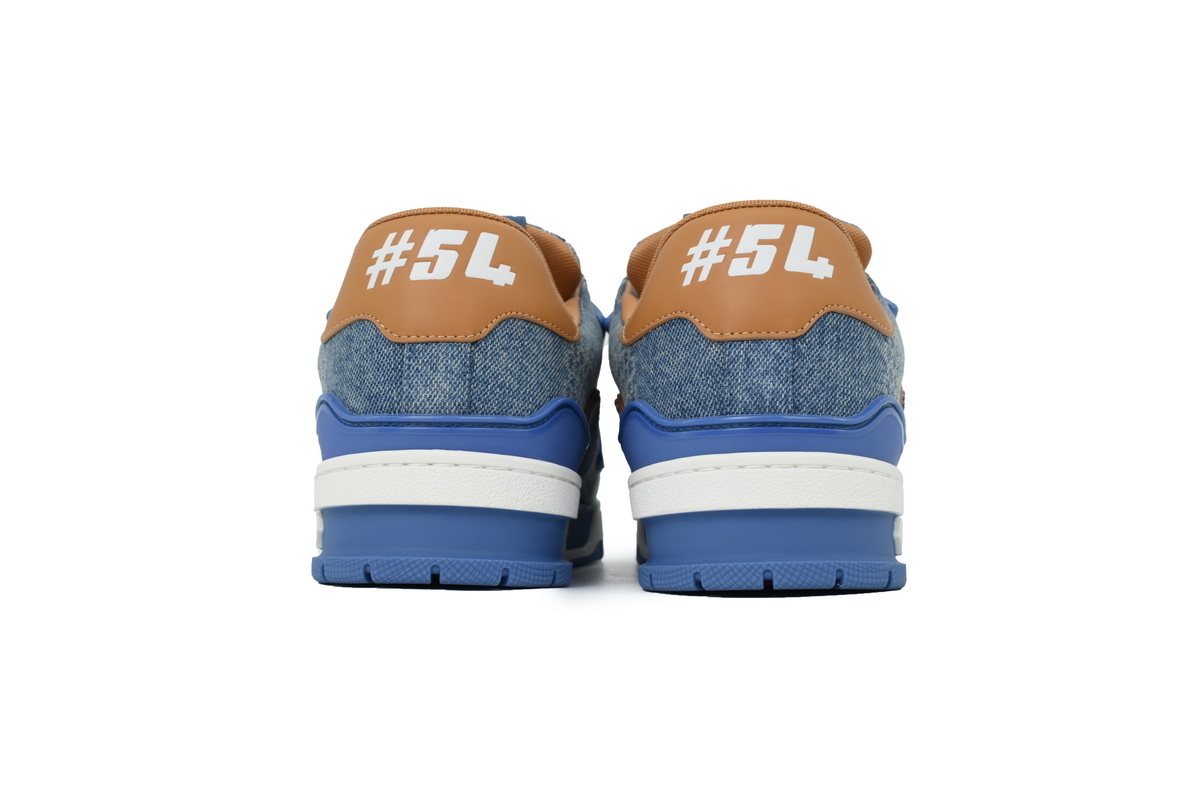 Louis Vuitton LV Trainer Blue Damier 3D Denim