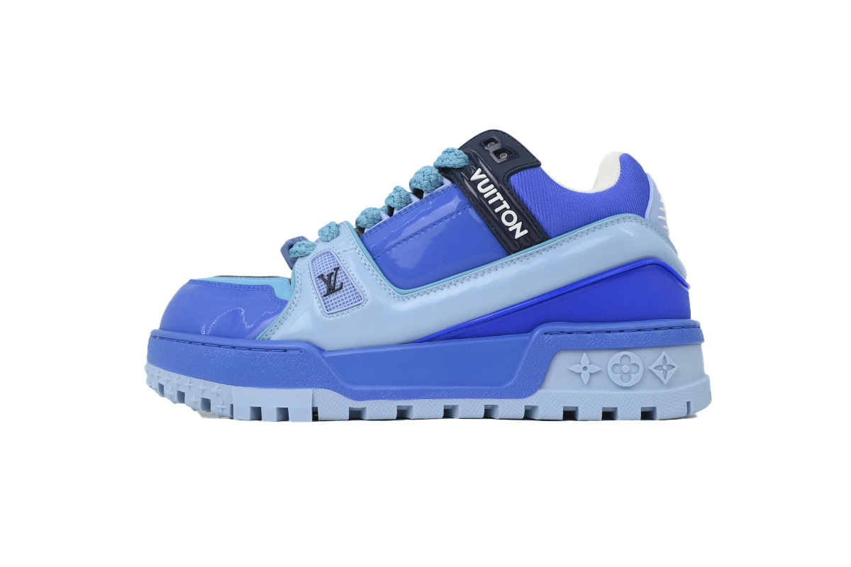 Louis Vuitton LV Trainer Maxi Blue Teal