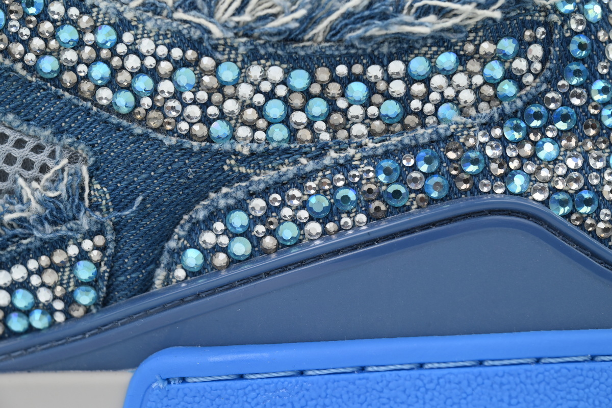 Swarovski x Louis Vuitton Skate Sneaker Blue Monogram