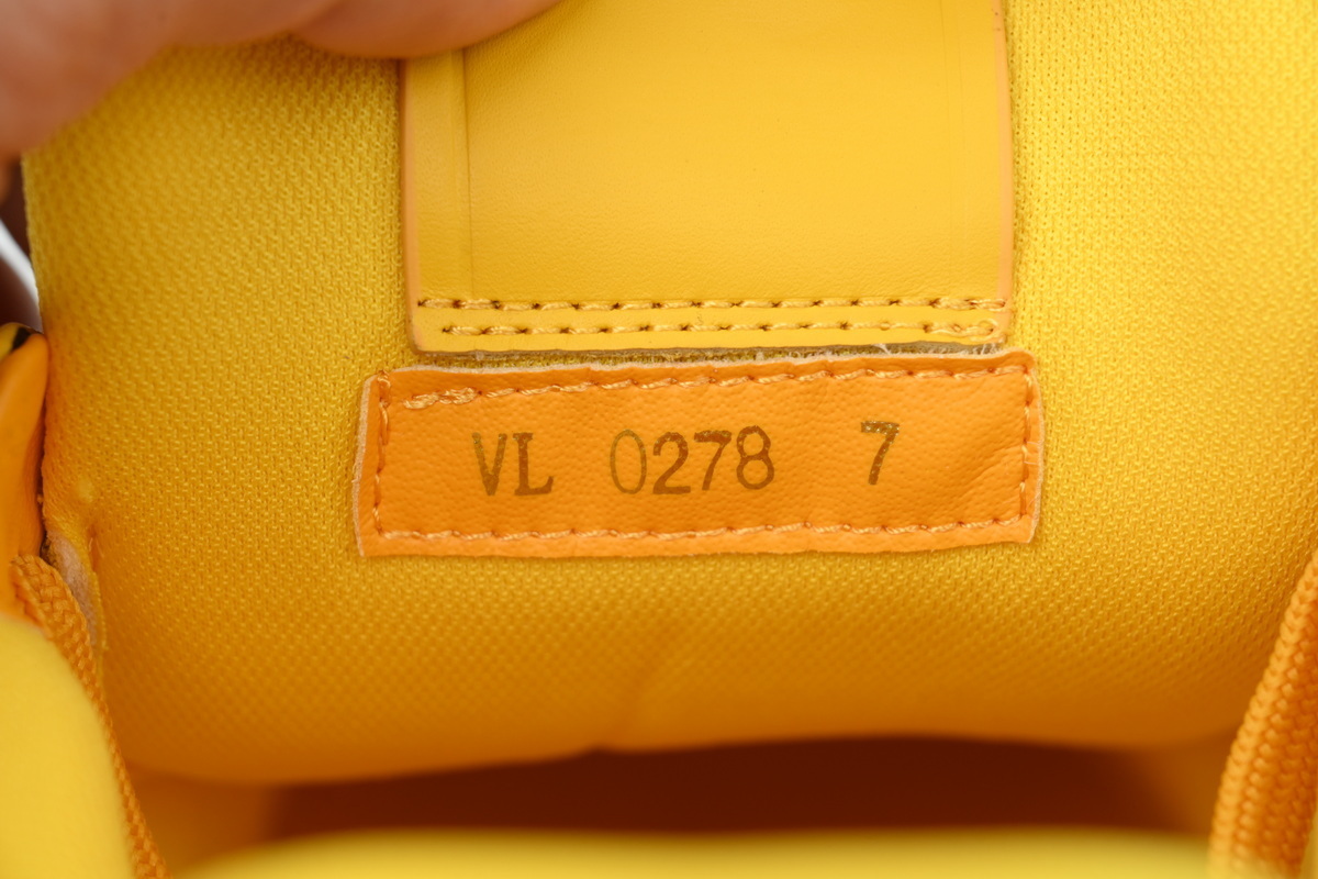Louis Vuitton Trainer Damier Pop Yellow