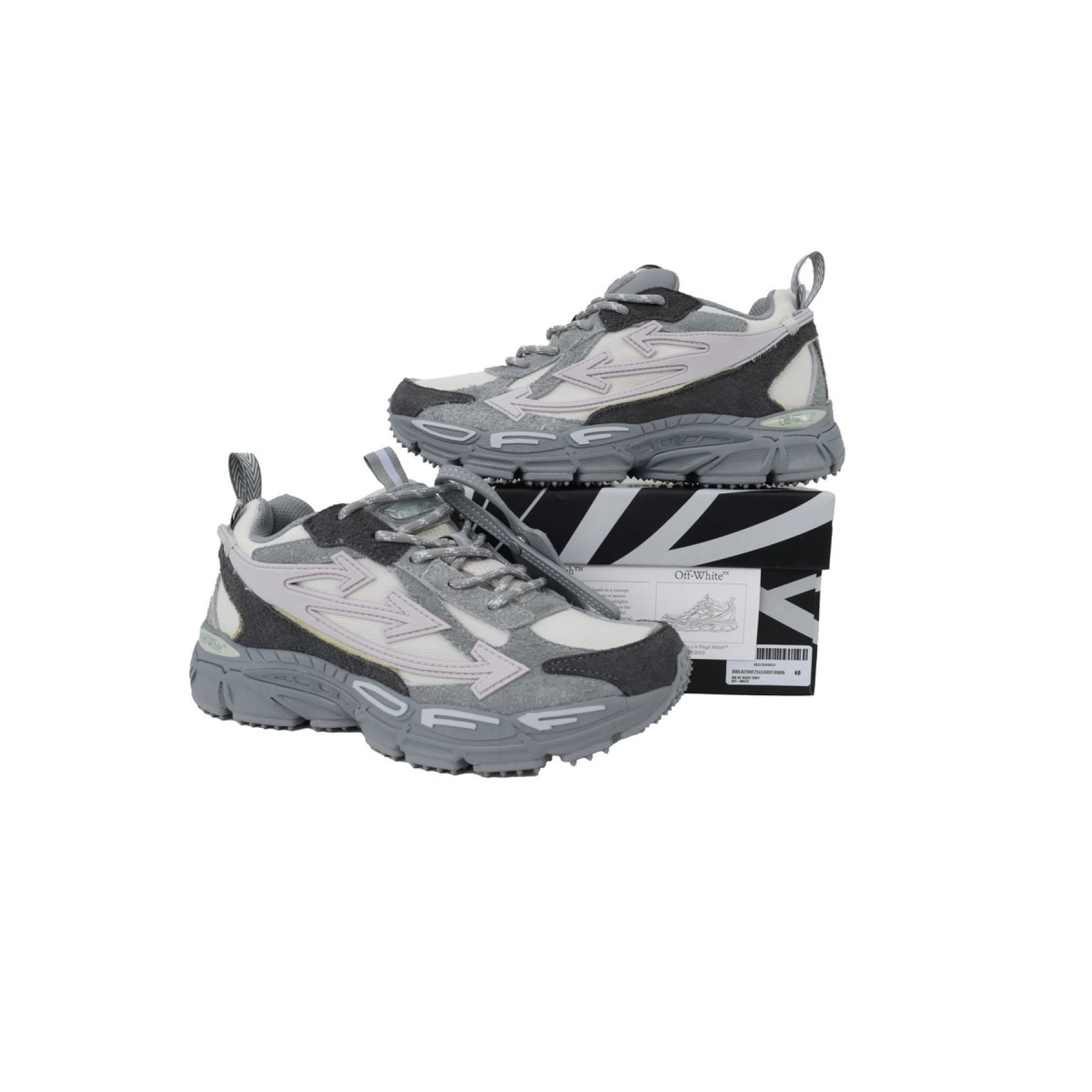 Off-White Be Right Back Grey OWIA289F 25LEA001 0805