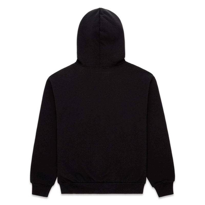 Sp5der Beluga Outline Hoodie Black
